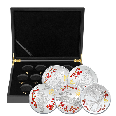 A picture of a 5 oz. TD Lunar New Year Silver Bundle (2023)